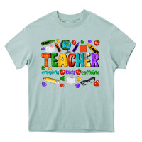 Arona teacher crayons kids caffeine Heavy Core Tee - NancyCooperArtShop