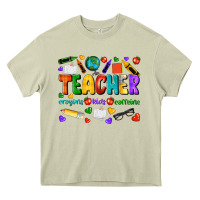 Mossy teacher crayons kids caffeine Heavy Core Tee - NancyCooperArtShop