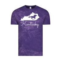 Cloud Purple Kentucky Horse Map State , best gift, costume, halloween, xmas, christ Vintage Tee - maiPhamDesign