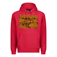 Cardinal leopard glitter background Premium Hoodie - RanaPortraitStore