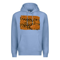Colony Blue leopard glitter background Premium Hoodie - RanaPortraitStore