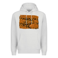 Dove Grey leopard glitter background Premium Hoodie - RanaPortraitStore