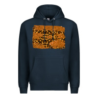 Navy leopard glitter background Premium Hoodie - RanaPortraitStore