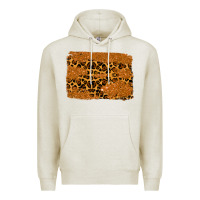 Oatmeal Heather leopard glitter background Premium Hoodie - RanaPortraitStore