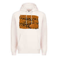 Pale Pink leopard glitter background Premium Hoodie - RanaPortraitStore