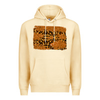 Pina Colada leopard glitter background Premium Hoodie - RanaPortraitStore