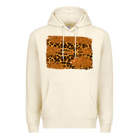 Sandshell leopard glitter background Premium Hoodie - RanaPortraitStore