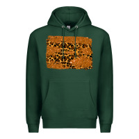 Sports Green leopard glitter background Premium Hoodie - RanaPortraitStore