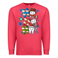 Cardinal ho ho ho teeth Premium Sweatshirt - CowhideDigitalArt