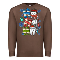 Chestnut ho ho ho teeth Premium Sweatshirt - CowhideDigitalArt