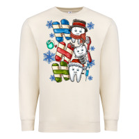 Sandshell ho ho ho teeth Premium Sweatshirt - CowhideDigitalArt