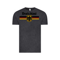 Vintage Black DEUTSCHLAND Germany Flag Coat of Arms Eagle Banner Vintage , best gift Vintage Tee - maiPhamDesign