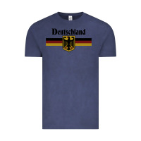 Vintage Denim DEUTSCHLAND Germany Flag Coat of Arms Eagle Banner Vintage , best gift Vintage Tee - maiPhamDesign
