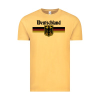 Vintage Mustard DEUTSCHLAND Germany Flag Coat of Arms Eagle Banner Vintage , best gift Vintage Tee - maiPhamDesign