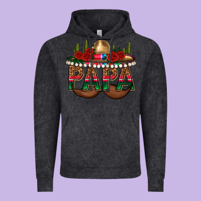 Papa Vintage Hoodie Designed By Texasbilliewilder