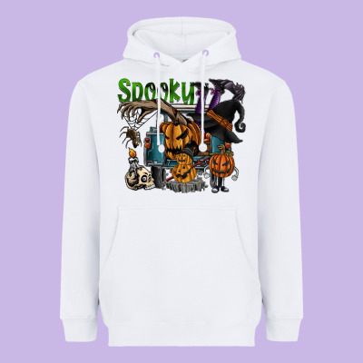 Spooky Heavyweight Hoodie Designed By Sublimationcraftshop