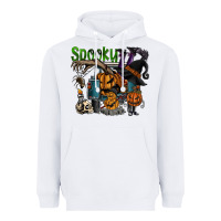 White spooky Heavyweight Hoodie - SublimationCraftShop