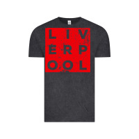 Vintage Black Cool Retro Grunge Vintage look Liverpool shirt gift , best gift, costu Vintage Tee - maiPhamDesign