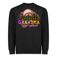 Black baseball grandma Heavyweight Sweatshirt - OliviaCreatesArt