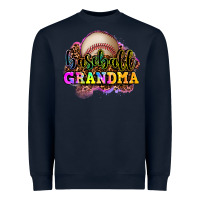 Navy baseball grandma Heavyweight Sweatshirt - OliviaCreatesArt