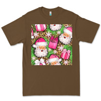Cacao christmas santa claus and gift box seamless pattern bbs Premium Tee - BundleAndBundleShop