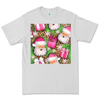 Dove Grey christmas santa claus and gift box seamless pattern bbs Premium Tee - BundleAndBundleShop