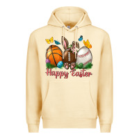 Pina Colada Happy Easter Sports With Butterfly Premium Hoodie - BundleAndBundleShop