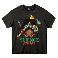 Asphalt science teacher afro messy bun Heavy Core Tee - NancyCooperArtShop