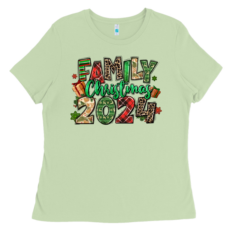 Family Christmas 2024 Ladies Tee by MaliasSmallBusiness | Teevron