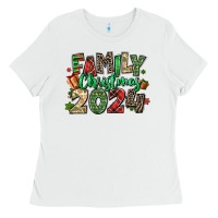 White family christmas 2024 Ladies Tee - MaliasSmallBusiness