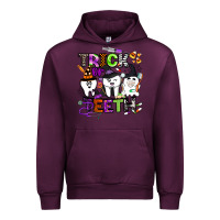 Mauve Wine trick or teeth Urban Hoodie - BarkalooDesign