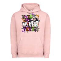 Pigment Salmon trick or teeth Urban Hoodie - BarkalooDesign