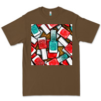 Cacao nail polish with glitter seamless pattern bbs Premium Tee - BundleAndBundleShop