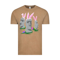 Vintage Coffee easter island moai figures  cute travelers funny gift Vintage Tee - maiPhamDesign