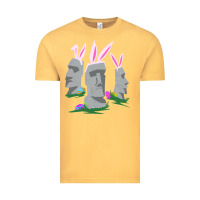 Vintage Mustard easter island moai figures  cute travelers funny gift Vintage Tee - maiPhamDesign
