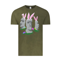 Easter Island Moai Figures  Cute Travelers Funny Gift Vintage Tee | Teevron