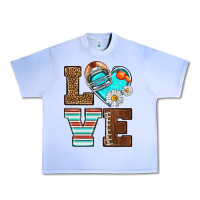 Grape Ice American Football love and helmet Urban Heavy Tee - NancyCooperArtShop