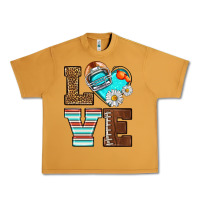 Peanut Butter American Football love and helmet Urban Heavy Tee - NancyCooperArtShop