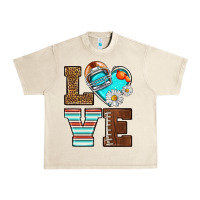 Sandshell American Football love and helmet Urban Heavy Tee - NancyCooperArtShop