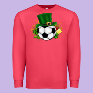 Football Ball Premium Sweatshirt Designed By Cowhidedigitalart