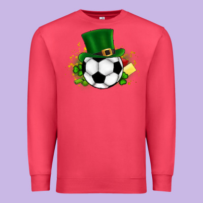 Football Ball Premium Sweatshirt Designed By Cowhidedigitalart