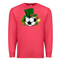 Cardinal Football Ball Premium Sweatshirt - CowhideDigitalArt