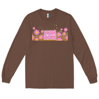 Chestnut mom boss daisies Long Sleeve Tee - TumblerDesignByShophia