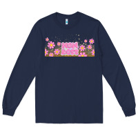 Navy mom boss daisies Long Sleeve Tee - TumblerDesignByShophia