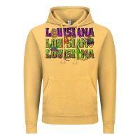 Vintage Mustard Louisiana Mardi Gras Vintage Hoodie - NancyCooperArtShop
