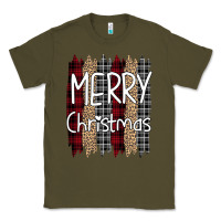 Army Green Merry Christmas Leopard Classic Tee - Bettercallsaul