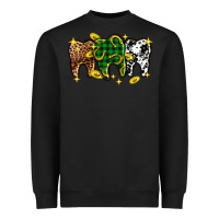Black St. Patrick's Day Dental Heavyweight Sweatshirt - OliviaCreatesArt