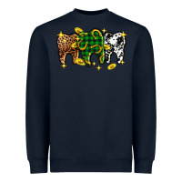 Navy St. Patrick's Day Dental Heavyweight Sweatshirt - OliviaCreatesArt