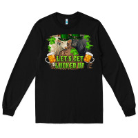 Black let's get lucked up charolais and black angus bull Long Sleeve Tee - RanaPortraitStore