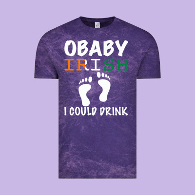 O' Baby Irish I Could Drink Vintage Tee Designed By Bettercallsaul